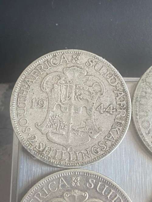 Lot of 12 x Florin and 2 Shillings 80% Silver Coins